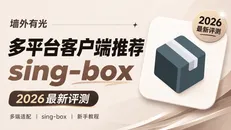 Sing-box 新手极简配置教程:手机与电脑跨平台客户端使用指南